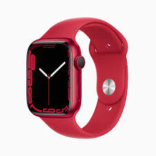 Apple Watch Series 7 de 45mm con pantalla más grande y bordes redondeados, en color verde con correa de nailon. Ideal para quienes buscan carga rápida y un monitoreo avanzado de la salud